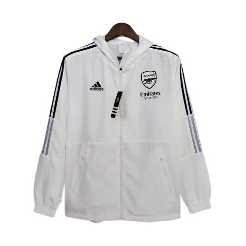 JAQUETA CORTA VENTO ARSENAL BRANCO E PRETO
