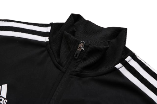 CONJUNTO TREINO REAL MADRID JAQUETA+CALÇA - PRETO/ROXO 2022/23