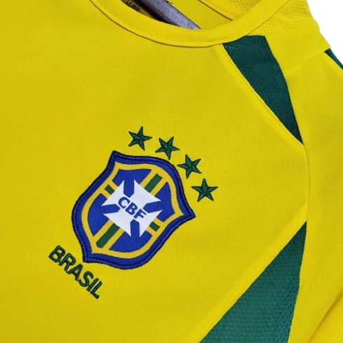 CAMISA VERSÃO RETRÔ BRASIL I 2002
