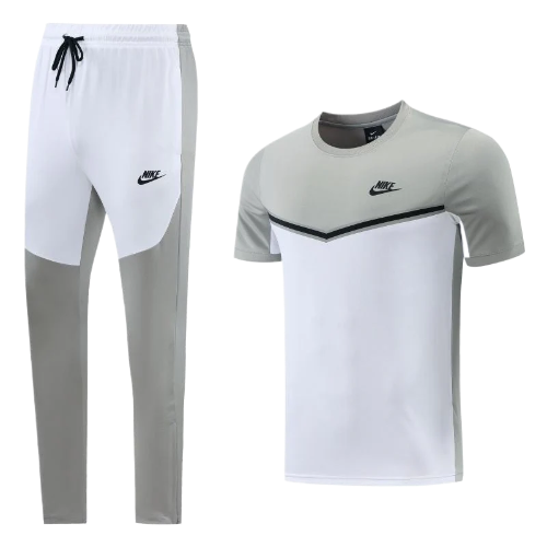KIT CAMISA E CALÇA NIKE CINZA