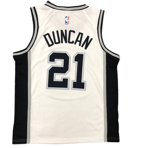 REGATA NBA SAN ANTONIO SPURS TIM DUNCAN BRANCA