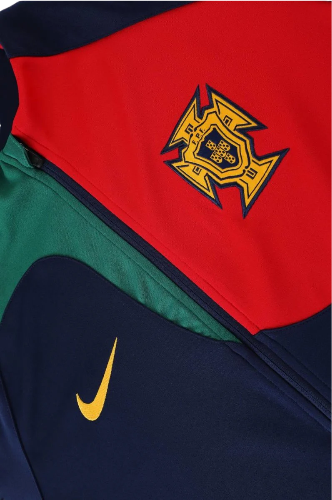 CONJUNTO TREINO PORTUGAL JAQUETA+CALÇA - PRETO 2022/23