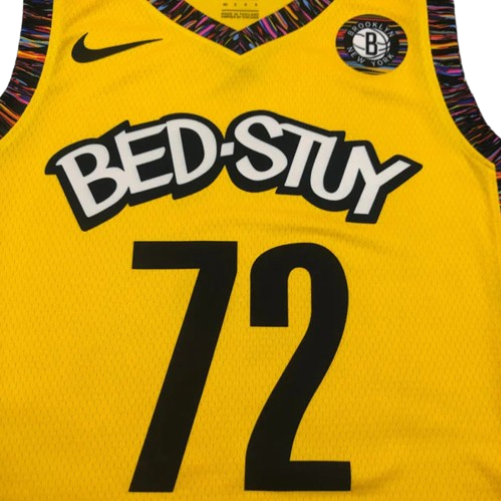 REGATA NBA BROOKLYN NETS BED STUY EDITION NOTORIUS B.I.G AMARELA