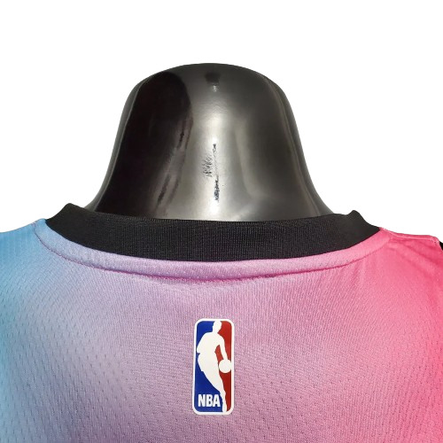 REGATA MIAMI HEAT MASCULINA - ROSA E AZUL