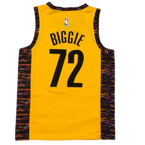 REGATA NBA BROOKLYN NETS BED STUY EDITION NOTORIUS B.I.G AMARELA