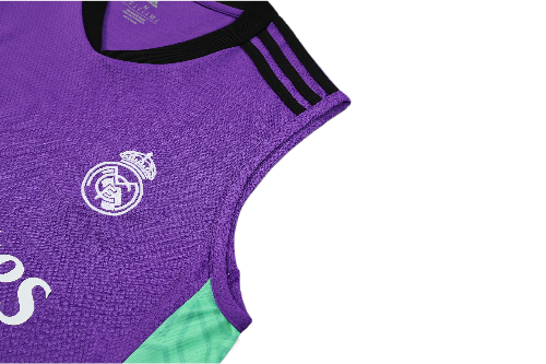 CONJUNTO TREINO REAL MADRID REGATA+SHORT - ROXO 2022/23