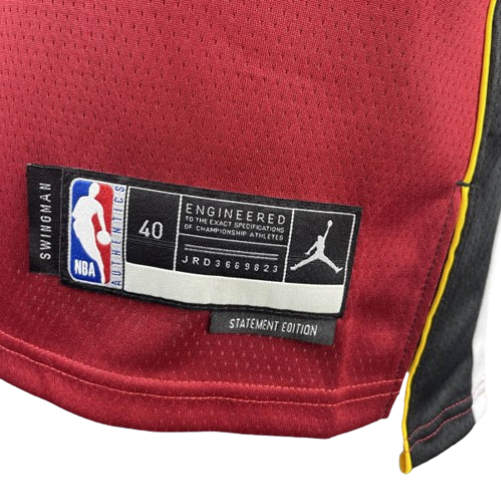 REGATA NBA MIAMI HEAT STATEMENT EDITION 23/24 TYLER HERRO VERMELHA