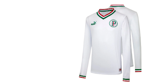 CAMISA MANGA LONGA PALMEIRAS AVANTI  BRANCA -2022