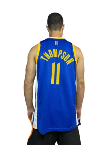 REGATA NBA GOLDEN STATE WARRIORS AZUL EDIÇÃO 75 ANOS KLAY THOMPSON