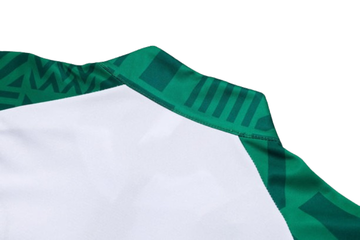CONJUNTO TREINO PALMEIRAS JAQUETA+CALÇA - BRANCO/VERDE 2023/24