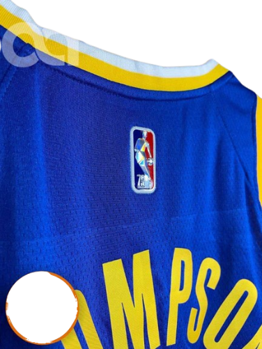 REGATA NBA GOLDEN STATE WARRIORS AZUL EDIÇÃO 75 ANOS KLAY THOMPSON