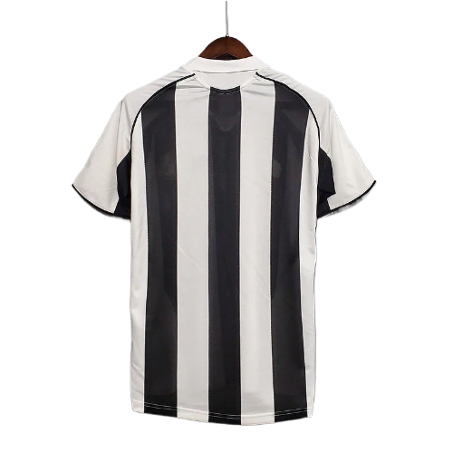 CAMISA NEWCASTLE RETRÔ 2005/2006 PRETA E BRANCA