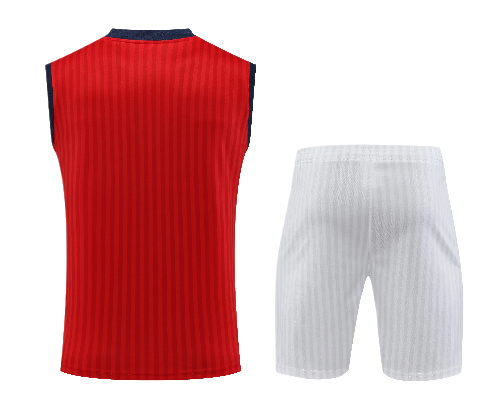CONJUNTO TREINO ARSENAL REGATA+SHORT - VERMELHO 2023/24