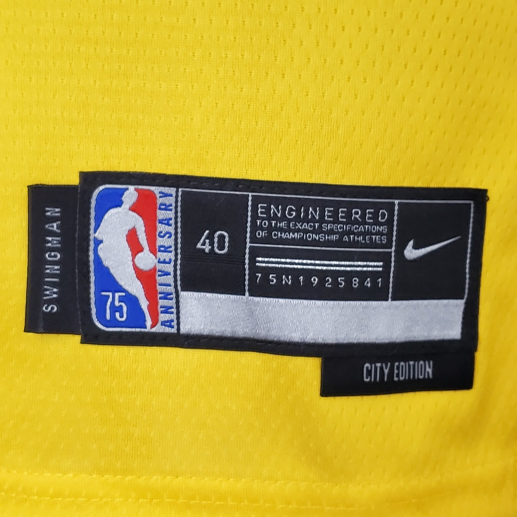 REGATA ATLANTA HAWKS 75TH ANNIVERSARY MASCULINA - AMARELA