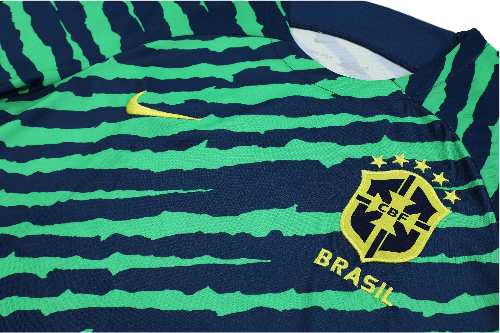 CONJUNTO TREINO BRASIL CAMISA+SHORT - VERDE GARRA 2023/24