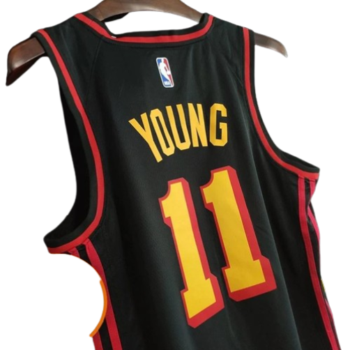 REGATA NBA ATLANTA HAWKS STATEMENT EDITION TRAE YOUNG PRETA