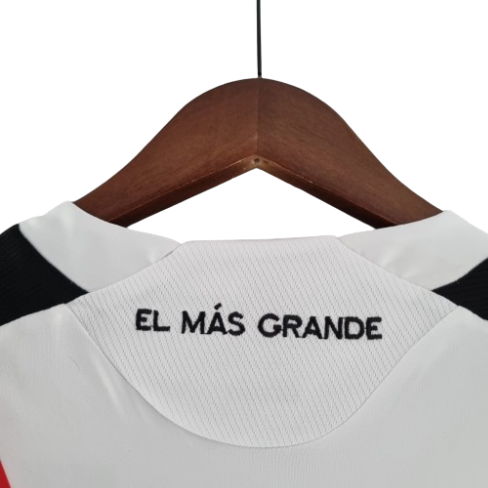 CAMISA RETRO MANGA LONGA RIVER PLATE 2009/10 - BRANCO