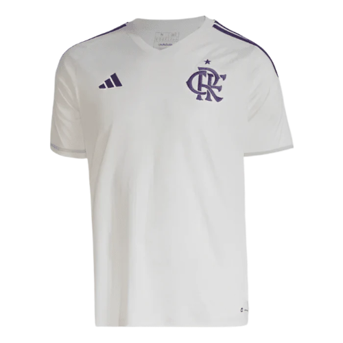 CAMISA FLAMENGO GOLEIRO BRANCO/ROXO - 2023