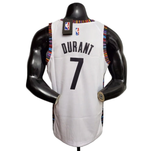 REGATA BROOKLYN NETS MASCULINA - BRANCA