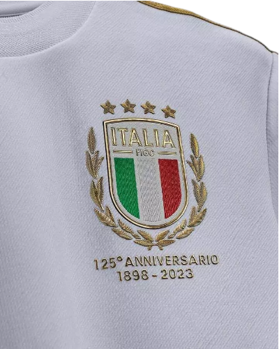 CAMISA SELEÇÃO ITÁLIA 23/24 125 ANOS - BRANCO