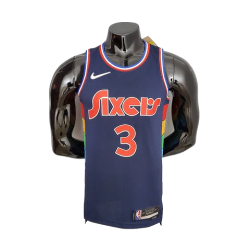 REGATA PHILADELPHIA 76ERS MASCULINA - AZUL ESCURO