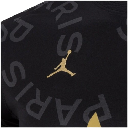 CAMISA PRÉ-JOGO PSG 2020/21 - PRETO E DOURADO