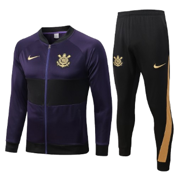 CONJUNTO TREINO CORINTHIANS JAQUETA+CALÇA - ROUXO 2022/23