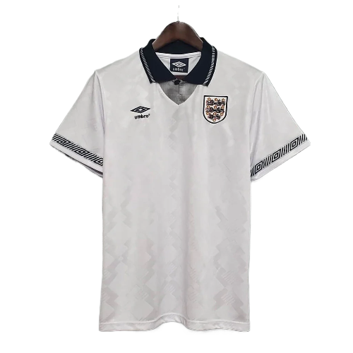 CAMISA INGLATERRA RETRÔ 1990 BRANCA