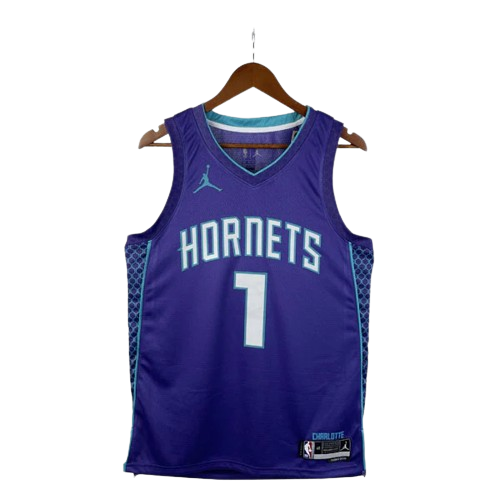 REGATA NBA CHARLOTTE HORNETS STATEMENT EDITION LAMELO BALL ROXA