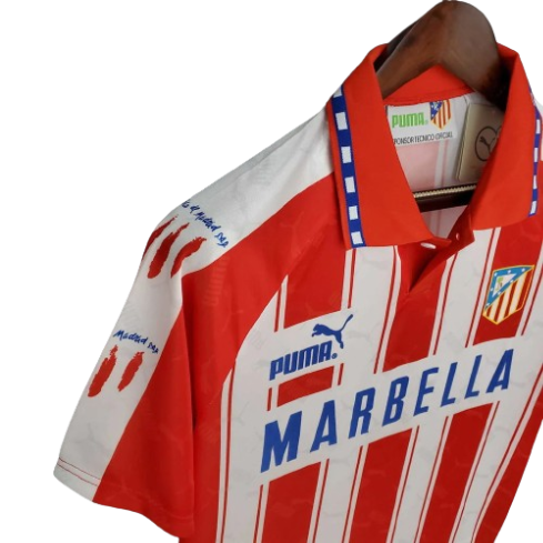CAMISA VERSÃO RETRÔ ATLETICO MADRID I 1994/95