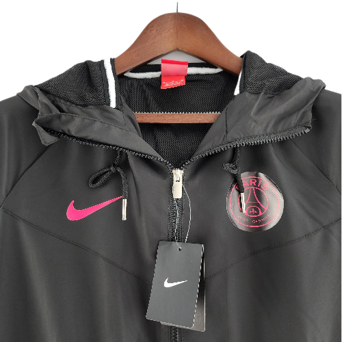 JAQUETA CORTA-VENTO PSG. 2022 - PRETO
