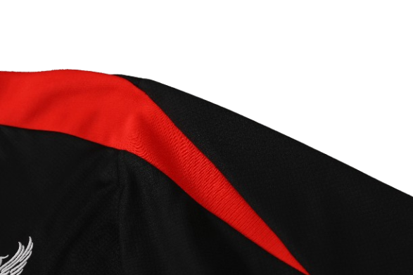 CONJUNTO TREINO LIVERPOOL CAMISA+SHORT - PRETO 2023/24