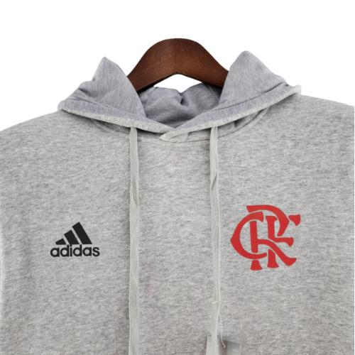 MOLETOM DO FLAMENGO CINZA - 2022