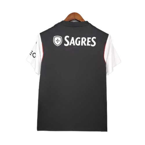 CAMISA BENFICA RETRÔ 2013/2014 PRETA E BRANCA