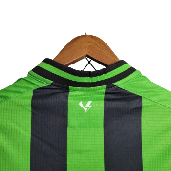 CAMISA AMÉRICA MINEIRO VERDE/PRETO LISTRADA - 23/24