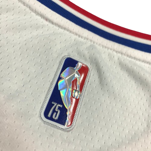 REGATA NBA LOS ANGELES CLIPPERS ASSOCIATION EDIÇÃO 75 ANOS 21/22 KAWHI LEONARD BRANCA