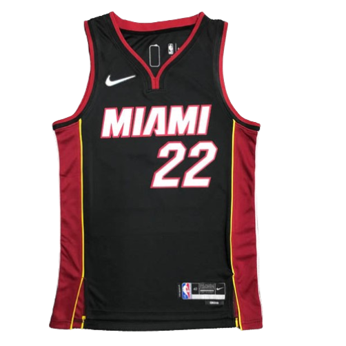 REGATA NBA MIAMI HEAT ICON EDIÇÃO 75 ANOS JIMMY BUTLER PRETA