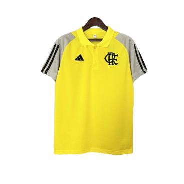 POLO FLAMENGO COMISSÃO TECNICA AMARELA