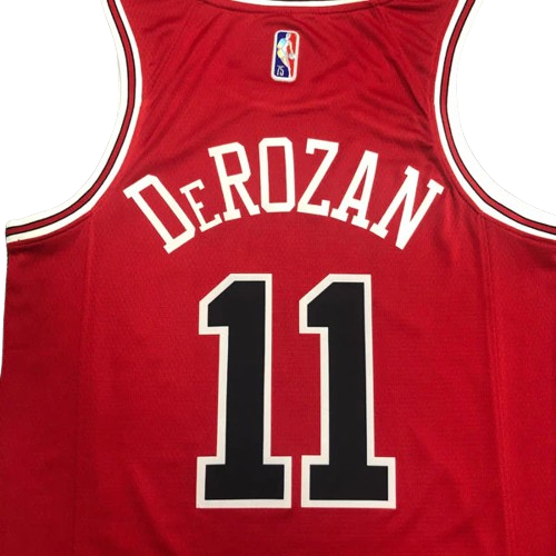 REGATA NBA CHICAGO BULLS ICON EDIÇÃO 75 ANOS DEROZAN VERMELHA
