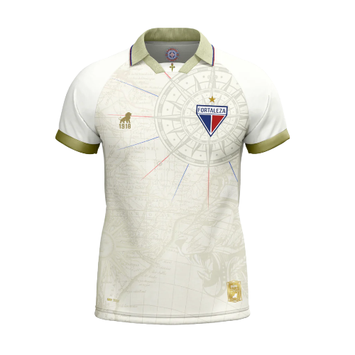 CAMISA FORTALEZA LA DORADA 1918 LEÃO - DORADA