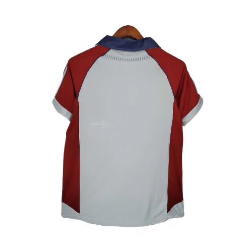 CAMISA BAYERN DE MUNIQUE RETRÔ 1998/1999 VERMELHA E CINZA