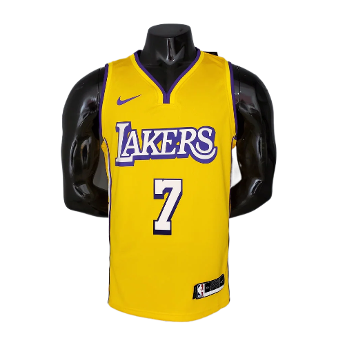 CAMISA BASQUETE NBA REGATA LOS ANGELES LAKERS MASCULINA - AMARELA