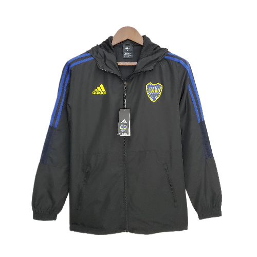 JAQUETA CORTA-VENTO BOCA JUNIORS - 2023/24 PRETO