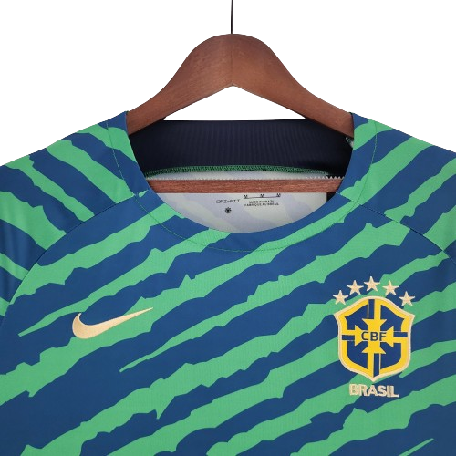 CAMISA SELEÇÃO BRASIL 2022 - VERDE E AZUL - EDIÇÃO ESPECIAL