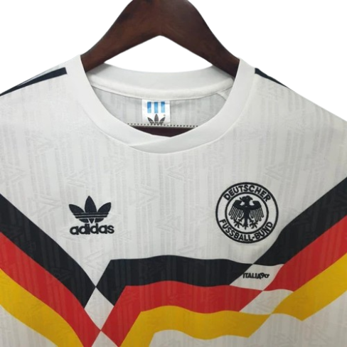 CAMISA SELEÇÃO ALEMANHA RETRÔ 1990 BRANCA
