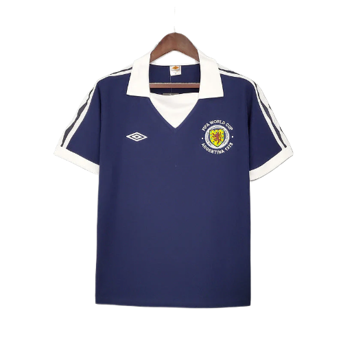 CAMISA ESCÓCIA RETRÔ 1978 AZUL