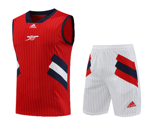 CONJUNTO TREINO ARSENAL REGATA+SHORT - VERMELHO 2023/24