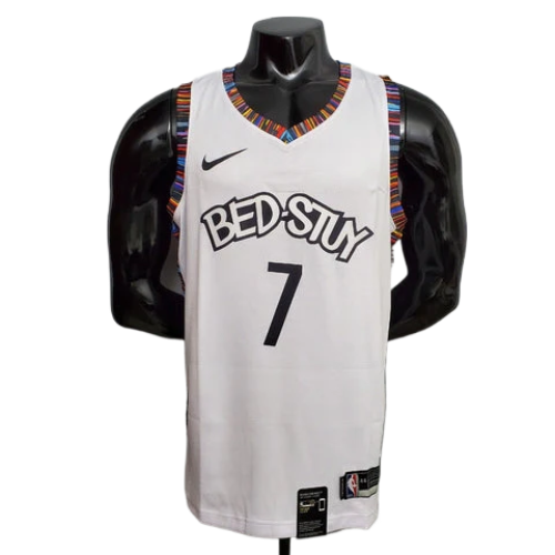 REGATA BROOKLYN NETS MASCULINA - BRANCA