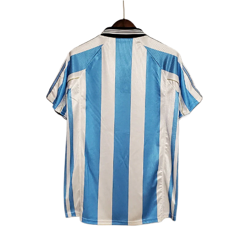 CAMISA SELEÇÃO ARGENTINA RETRÔ 1998/99 AZUL E BRANCA