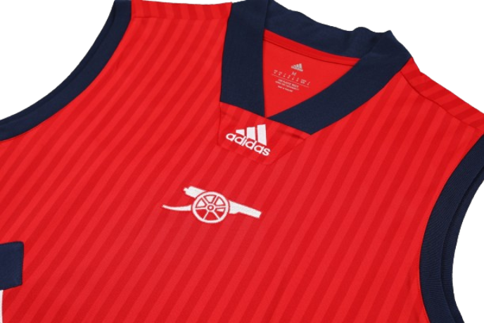 CONJUNTO TREINO ARSENAL REGATA+SHORT - VERMELHO 2023/24